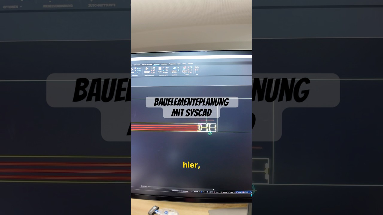 Bauelementeplanung mit Syscad 💪 #cad #metallbau #syscad