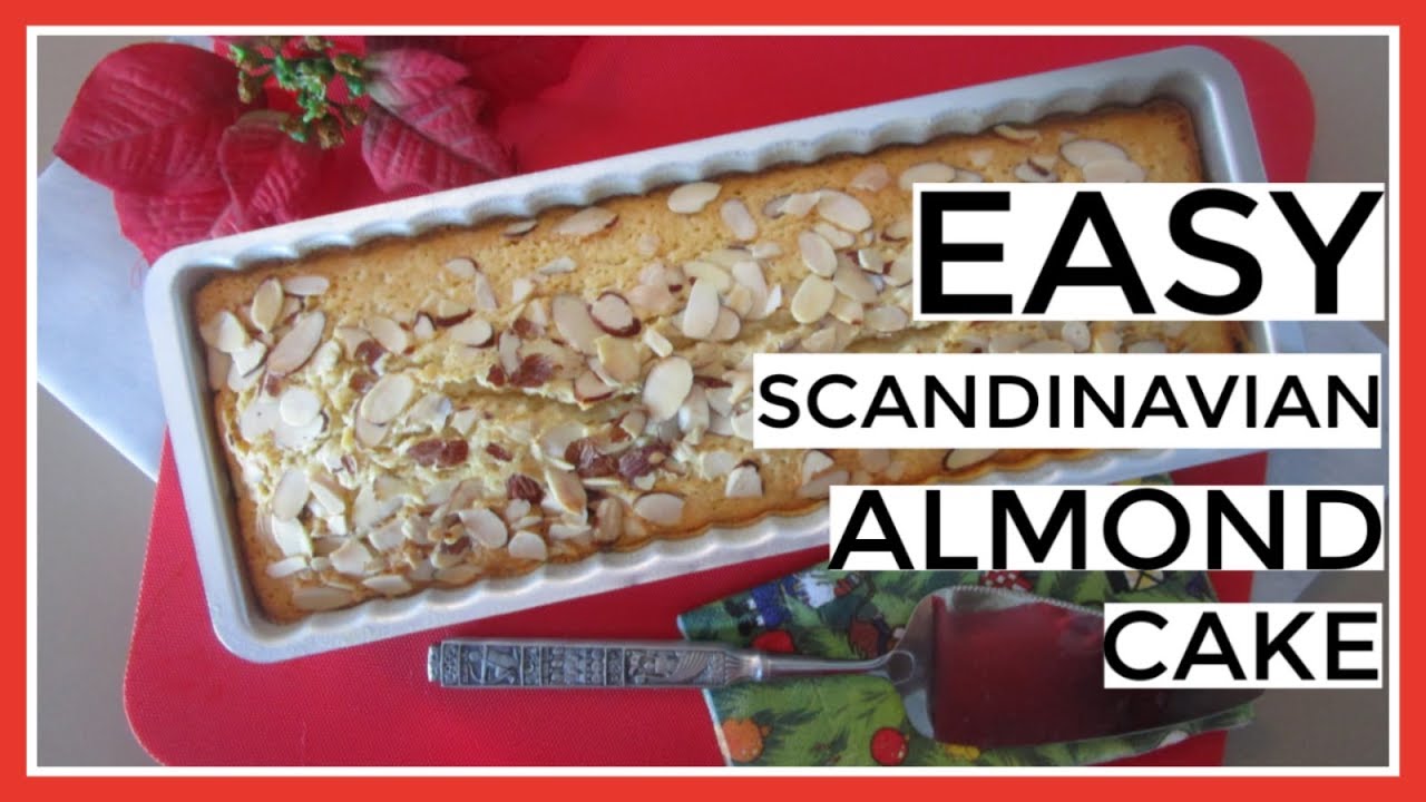 How to Make EASY Scandinavian ALMOND Cake Recipe