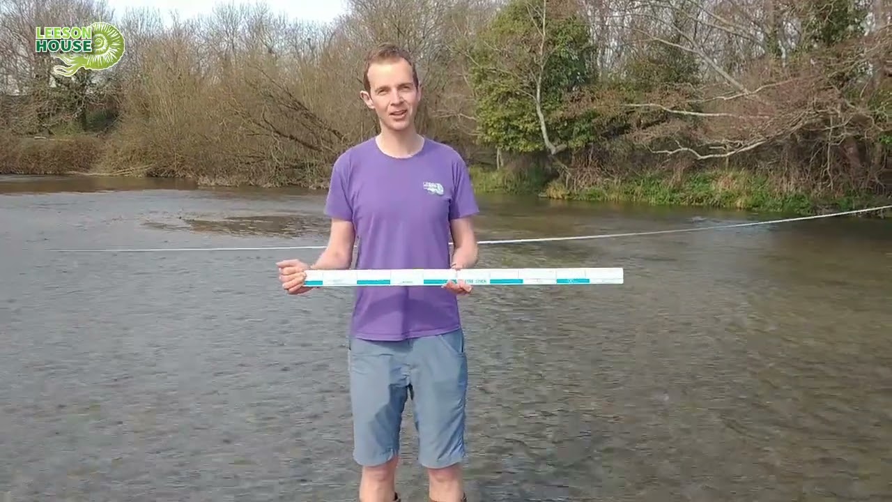 How to measure a river cross section and Discharge