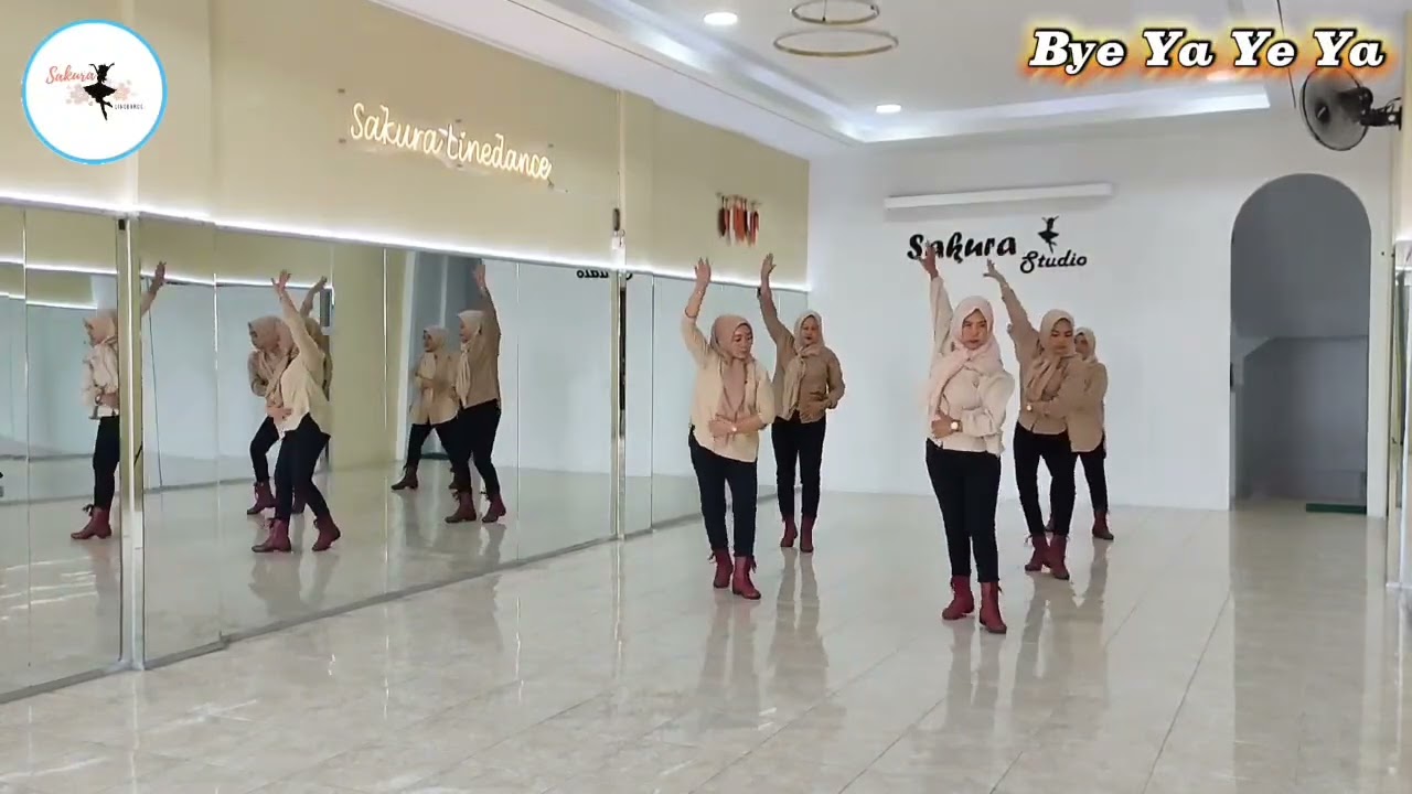 #linedance BYE YA YE YA #sakuralinedancegroup #tuesdayclass #pekanbaru 