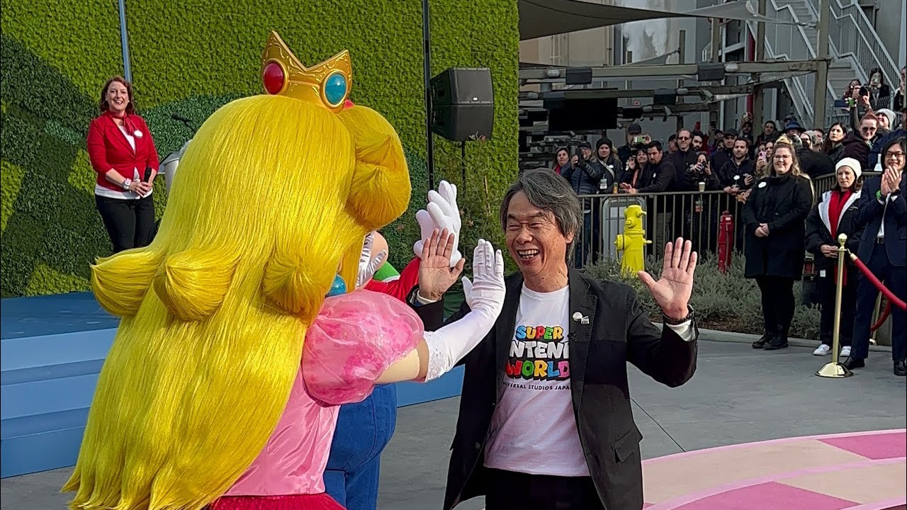 Super Nintendo World Opening to Public with Shigeru Miyamoto