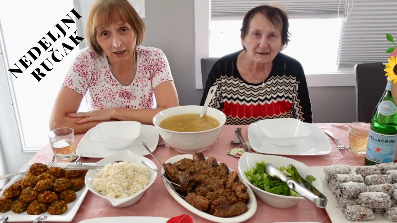 IDEJA ZA NEDELJNI RUČAK OD SUPE DO DESERTA , DANAS POGLEDAJTE MOJ OMILJENI RUČAK (RUČAK #12)