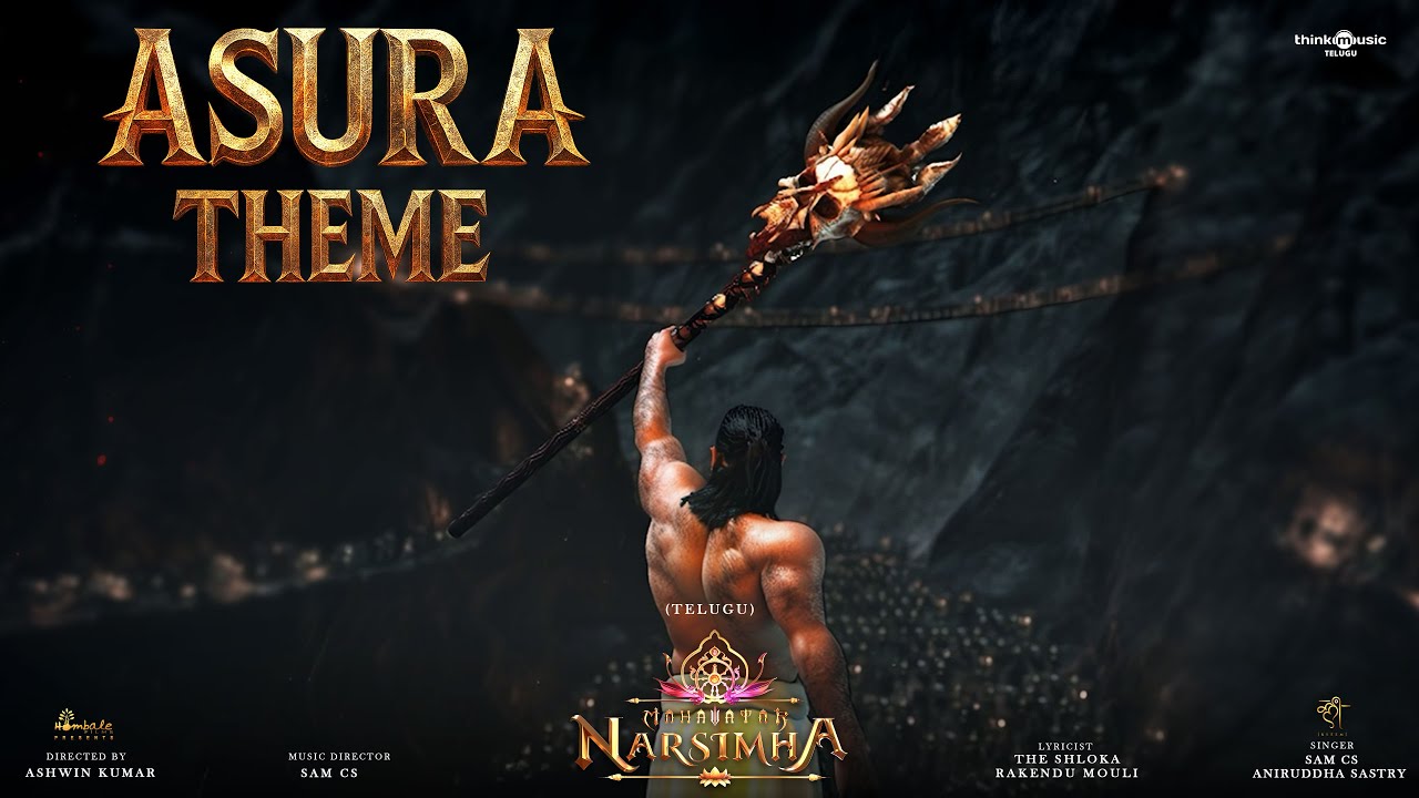 Asura Theme Video Song - Telugu | Mahavatar Narsimha | Sam CS | Hombale Films | Kleem Productions