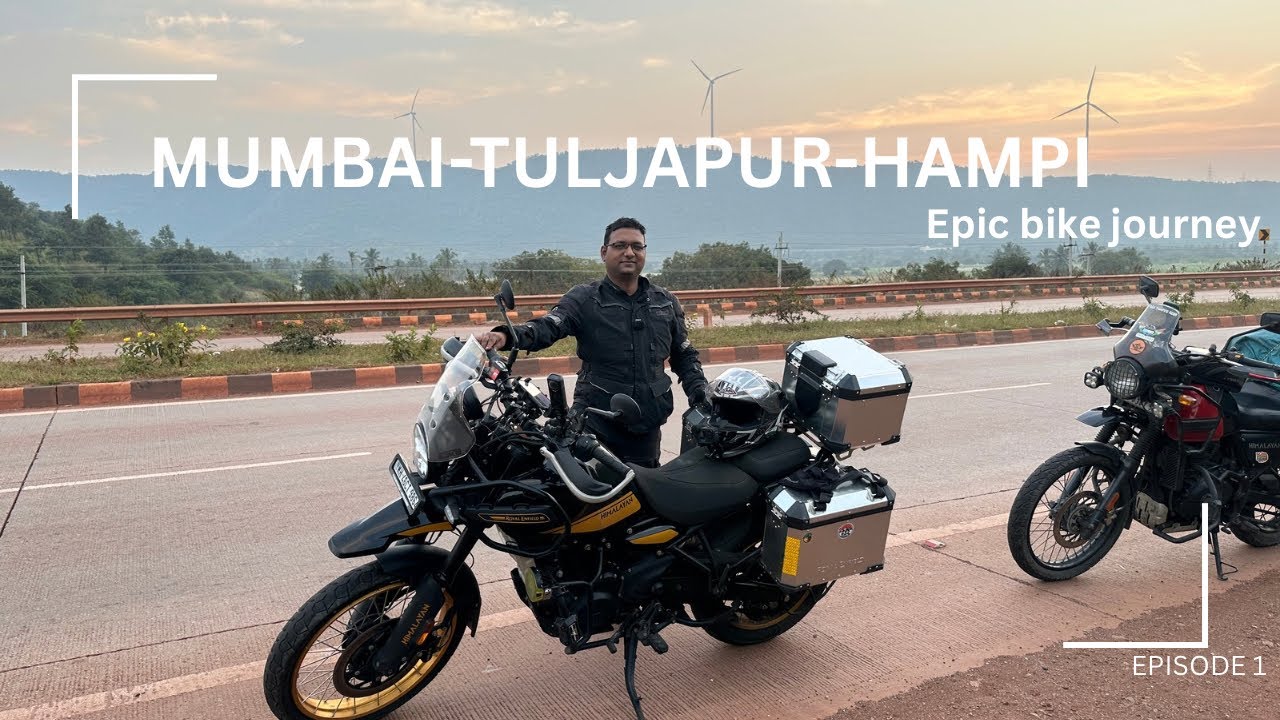 Mumbai to Hampi Bike Ride on Himalayan 450 | Via Tuljapur | Motorcycle Travel Vlog