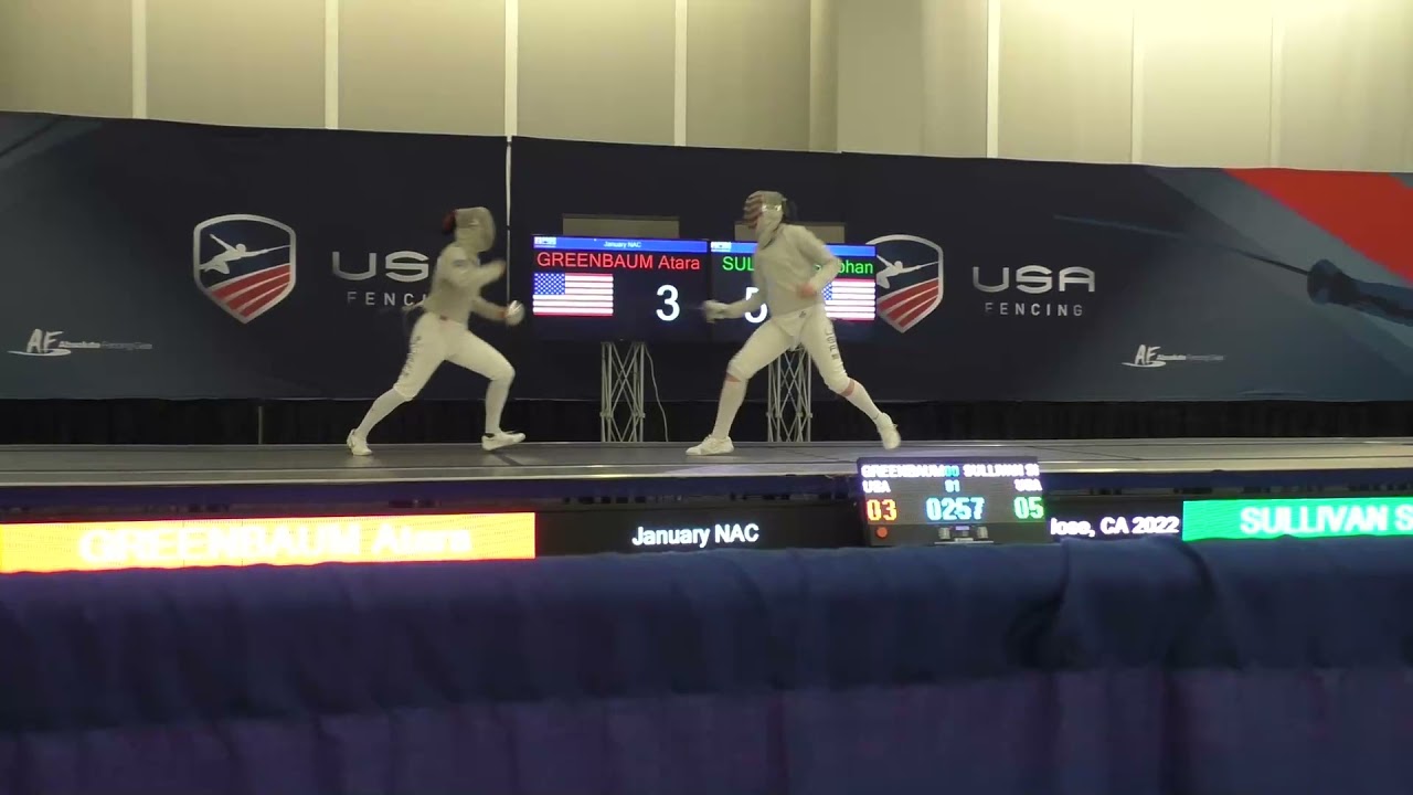 San Jose NAC JWS 2022 - GOLD - Atara Greenbaum v Siobahn Sullivan