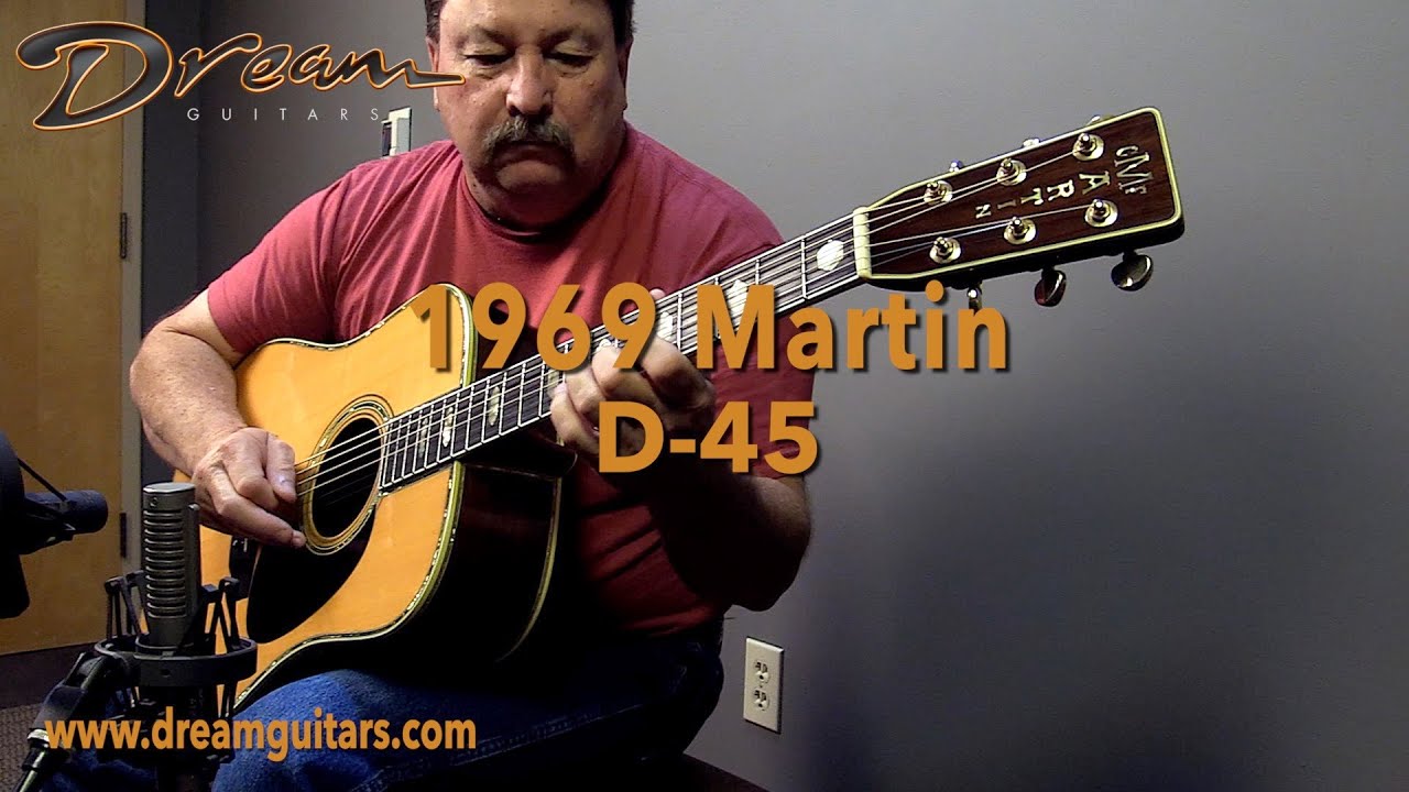 1969 Martin D-45, Brazilian Rosewood & Sitka Spruce