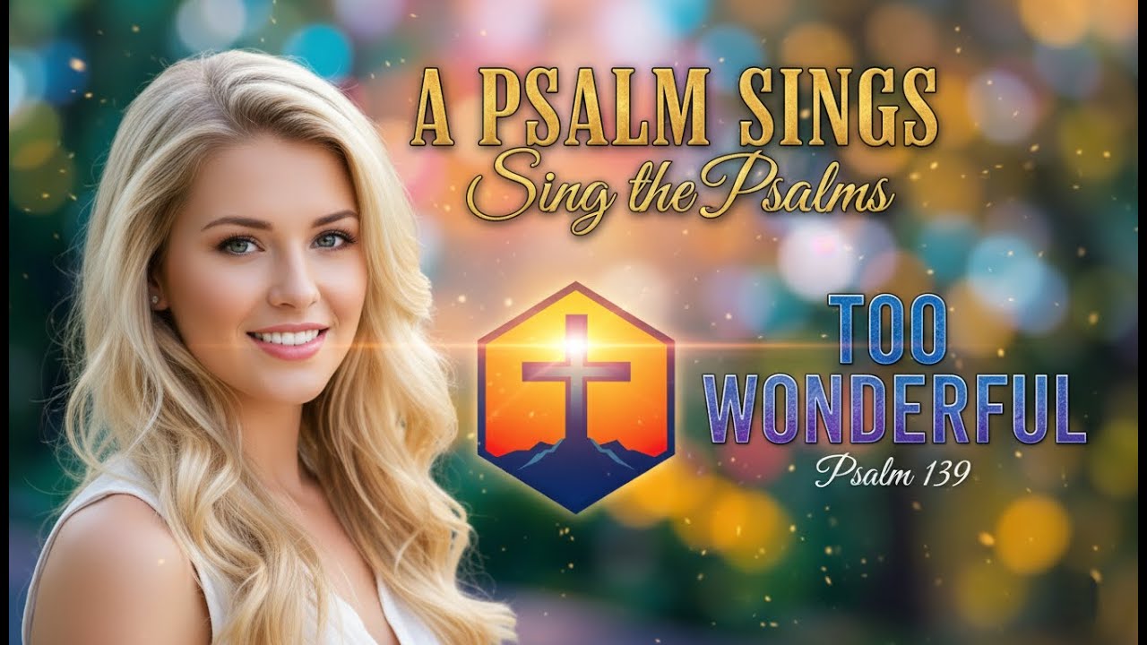 Sing the Psalms | Psalm 139:1–6 NLT | Too Wonderful 💖 | Female-Led Worship |Fully Known,Deeply Loved