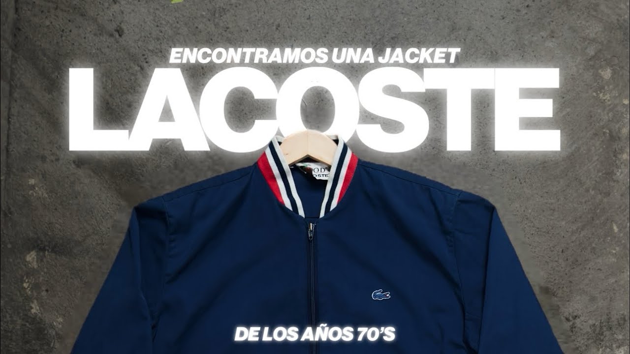 ENCONTRAMOS JACKET LACOSTE 70’S