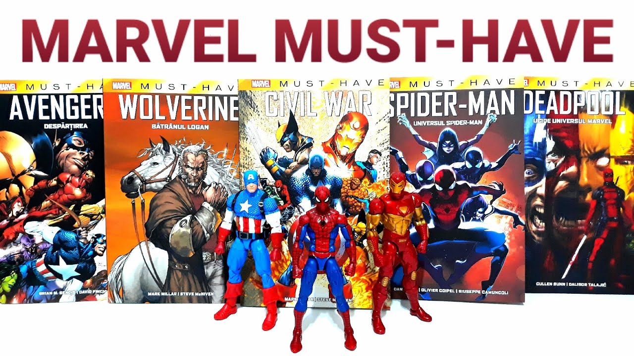 Marvel Must Have Collection by Panini Europe | Great Introduction to Comic Books | Romanian Edition