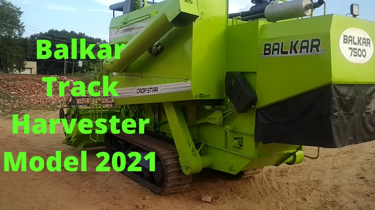 Balkar Track Combine Harvester | Balkar Combine Harvester | Balkar Crop star Harvester