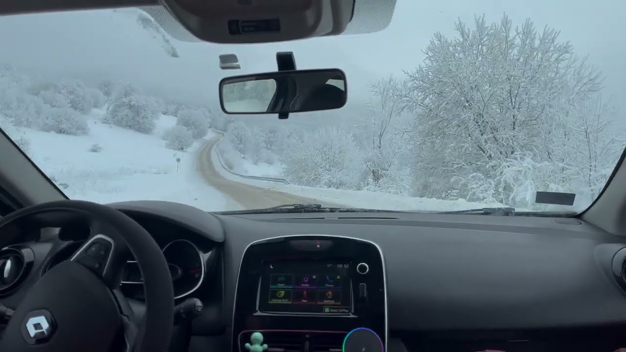 POV: Driving Through a Winter Wonderland | Stara Planina