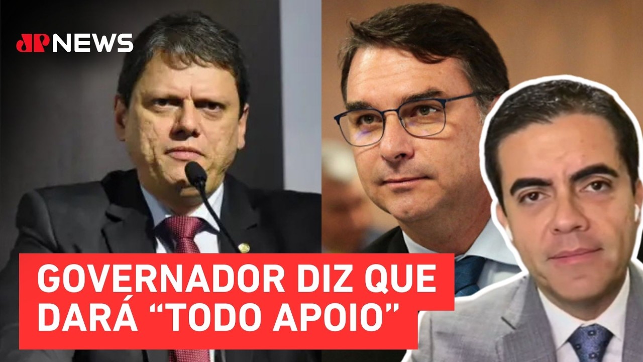 Eleições 2026: Tarcísio afirma que “reunião com Flávio será positiva”; Vilela comenta