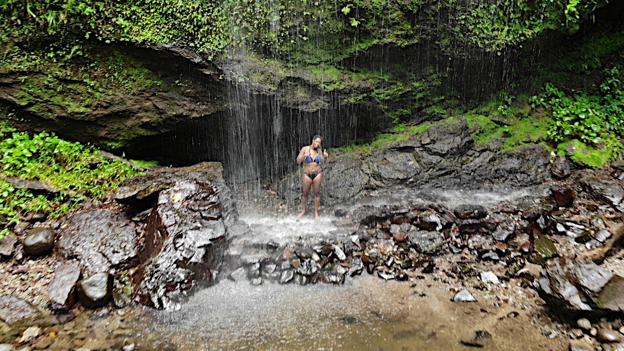 Randonnée nature dans le nord à la Cascade Couleuvre au Prêcheur