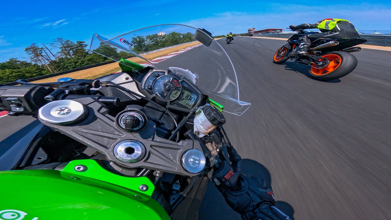 PUSHING LIMITS ON MY ZX6R (PURE SOUND)