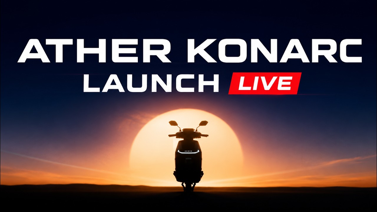 Ather Konarc Launch LIVE: New EL Platform Electric Scooter Unveiled | Price, Range & Features