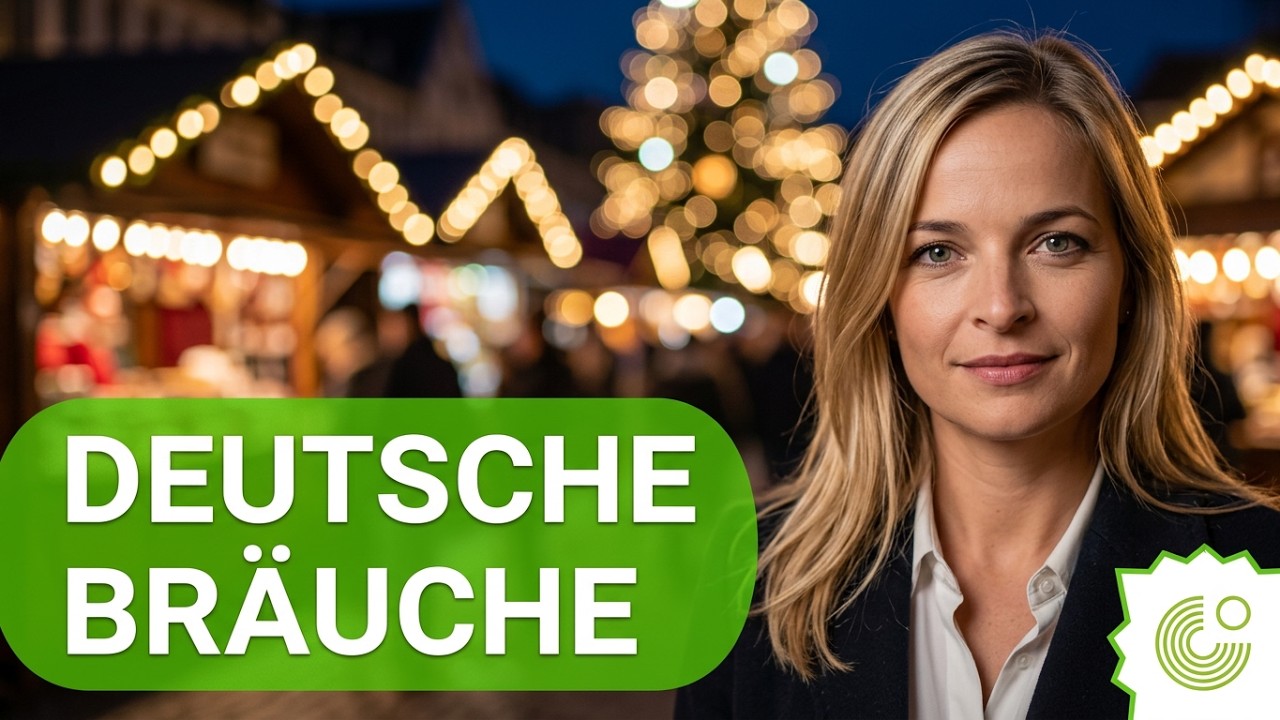 A1-B2 Podcast auf Deutsch – Weihnachten in Deutschland – Bräuche und Redemittel