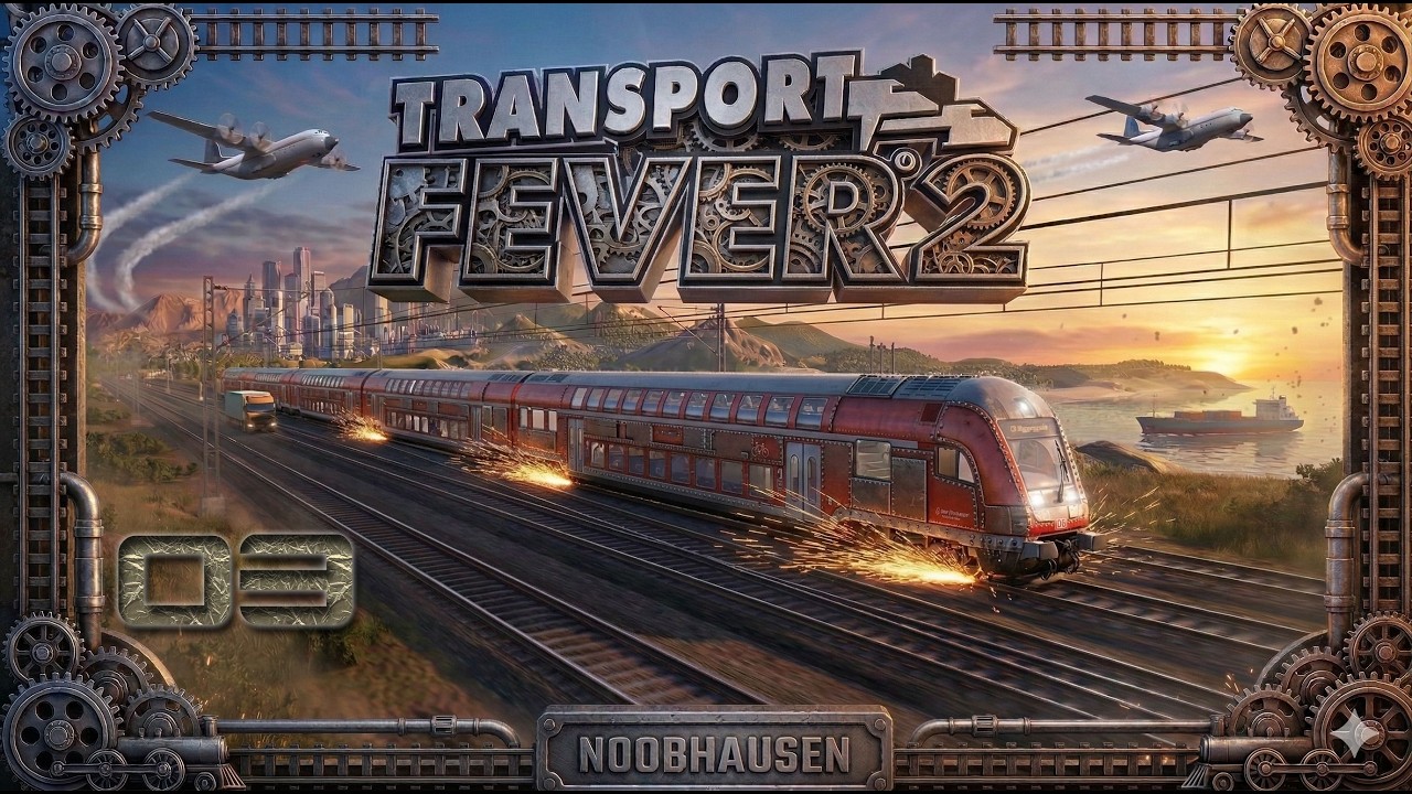 Transport Fever 2 #03 Trassenbau am Limit: Tunnel oder Brücke? 🛠️