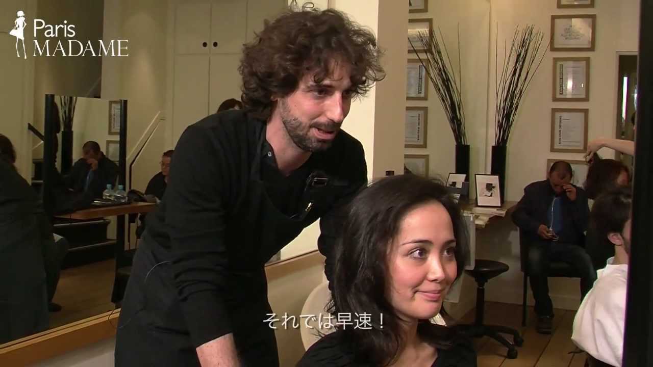パリのサロン«Jean Louis Déforges»でヘアカット