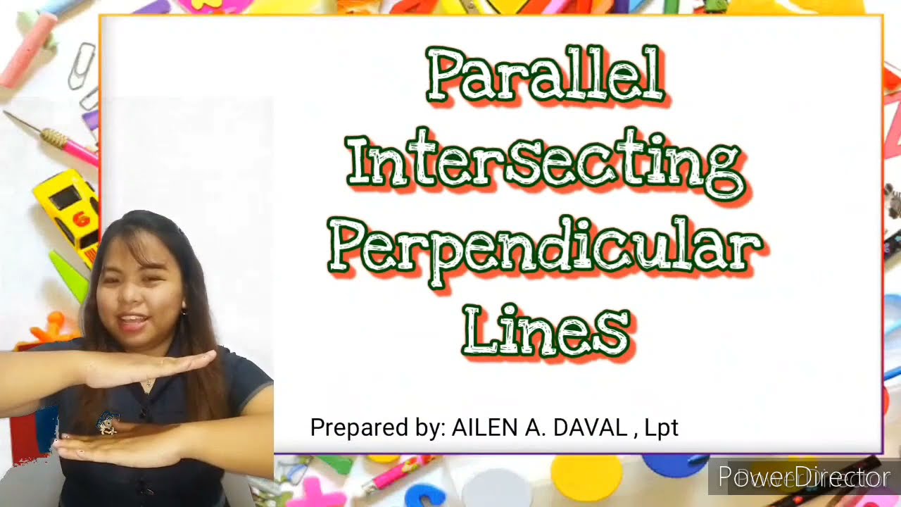 Online Demonstration for DepEd || Parallel Intersecting and Perpendicular Lines || AILEN DAVAL TV