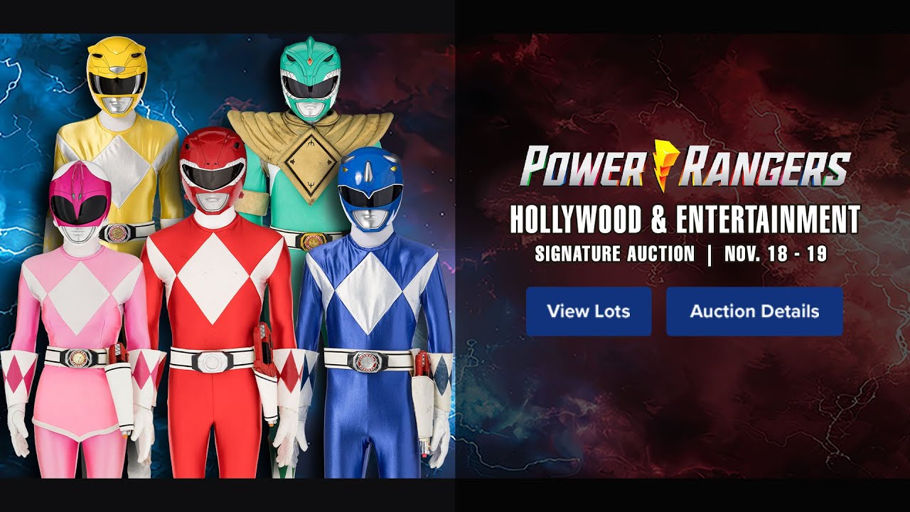 LIVE: Power Rangers Hasbro Hollywood & Entertainment Signature Auction 7354 - Session 1