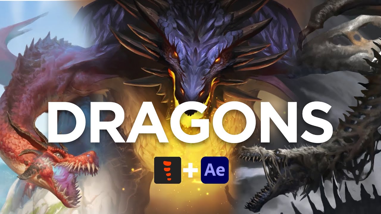 Dragons - Spine + After Effects