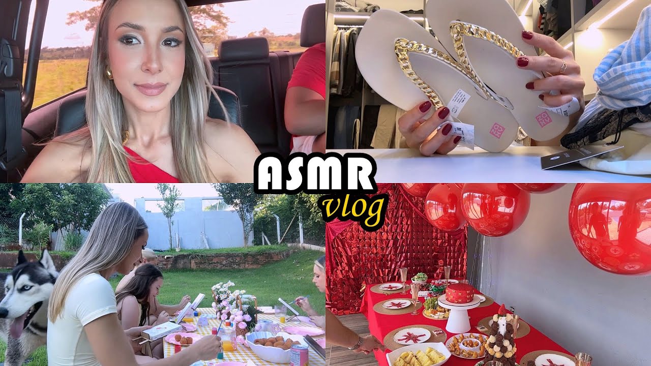 ASMR VLOG 🌸 comprinhas, fotos de natal, picnic, organização, faxina e muito mais..