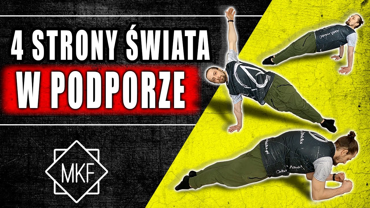 PLANK - Ćwiczenia w PODPORZE | Podpór Przodem, Tyłem, Bokiem, Deska, Stanie na Rękach, Stabilizacja
