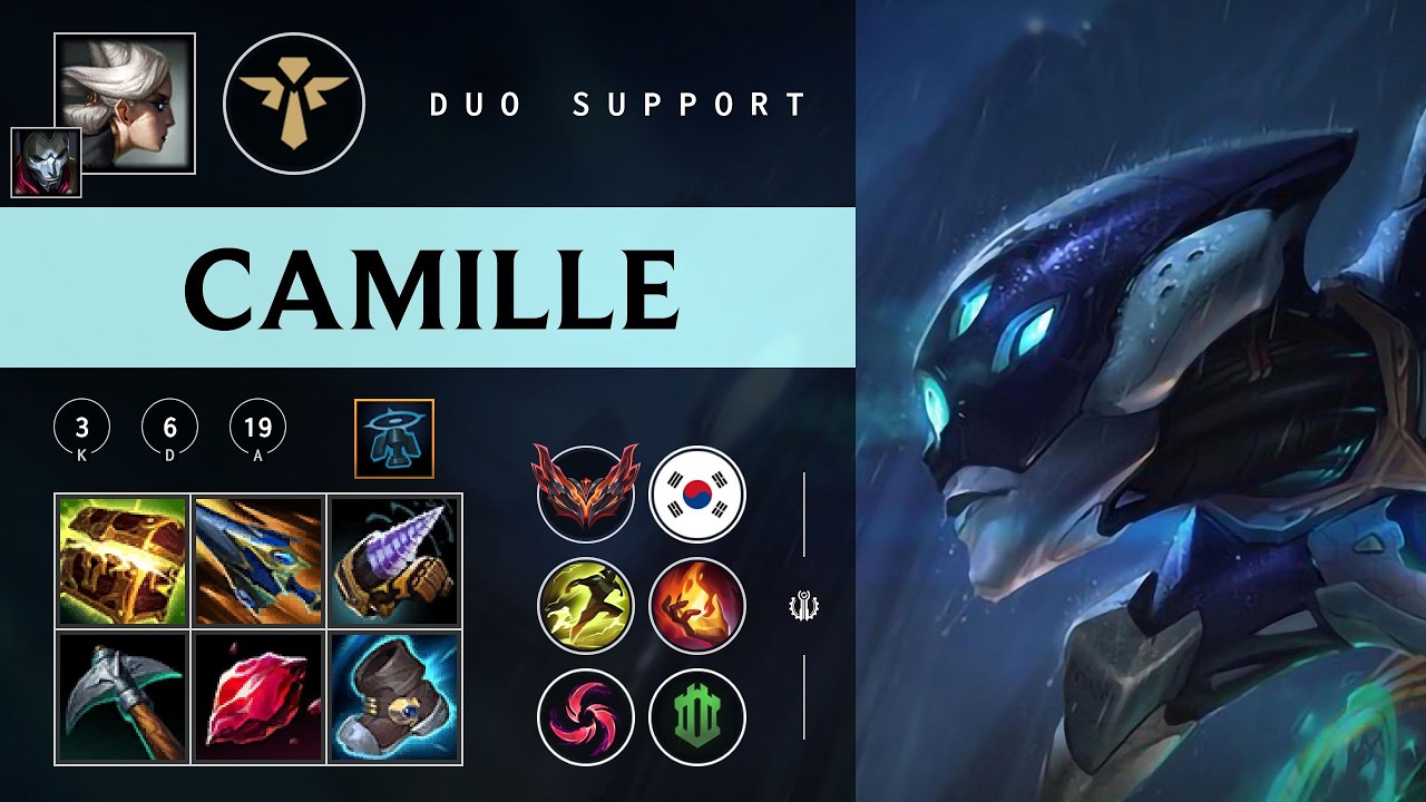 Camille Support vs Leona - KR Grandmaster Patch 26.06