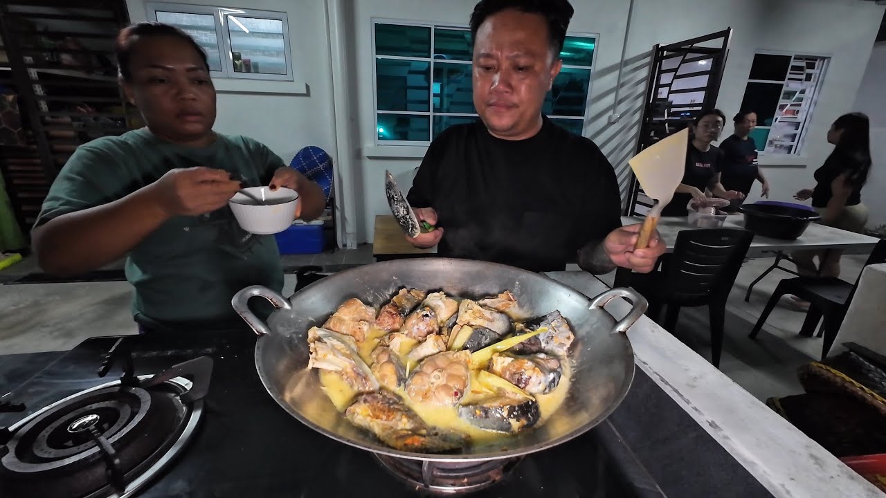 IKAN PATIN MASAK LEMAK KURANG PEDAS //  SAMPAI BEREBUT KUAH IKAN PATIN // ENAK BANGET…❗️