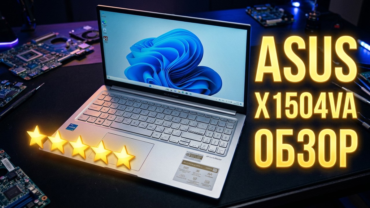 Обзор ноутбука ASUS Vivobook 15 X1504VA-BQ500 i3-1315U/UHD/16GB/512GB, что внутри? с комментариями