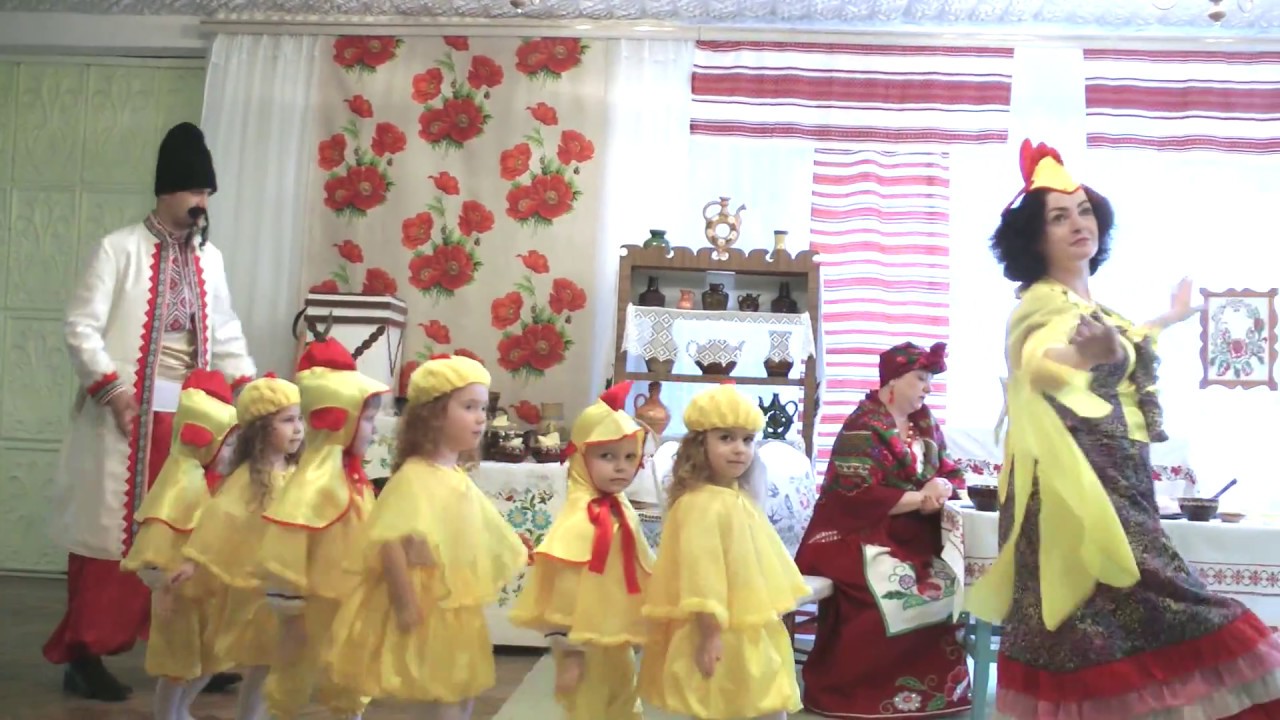 Танець курчат.Українські вечорниці 2017 . Муз. кер. Тушева І. В.