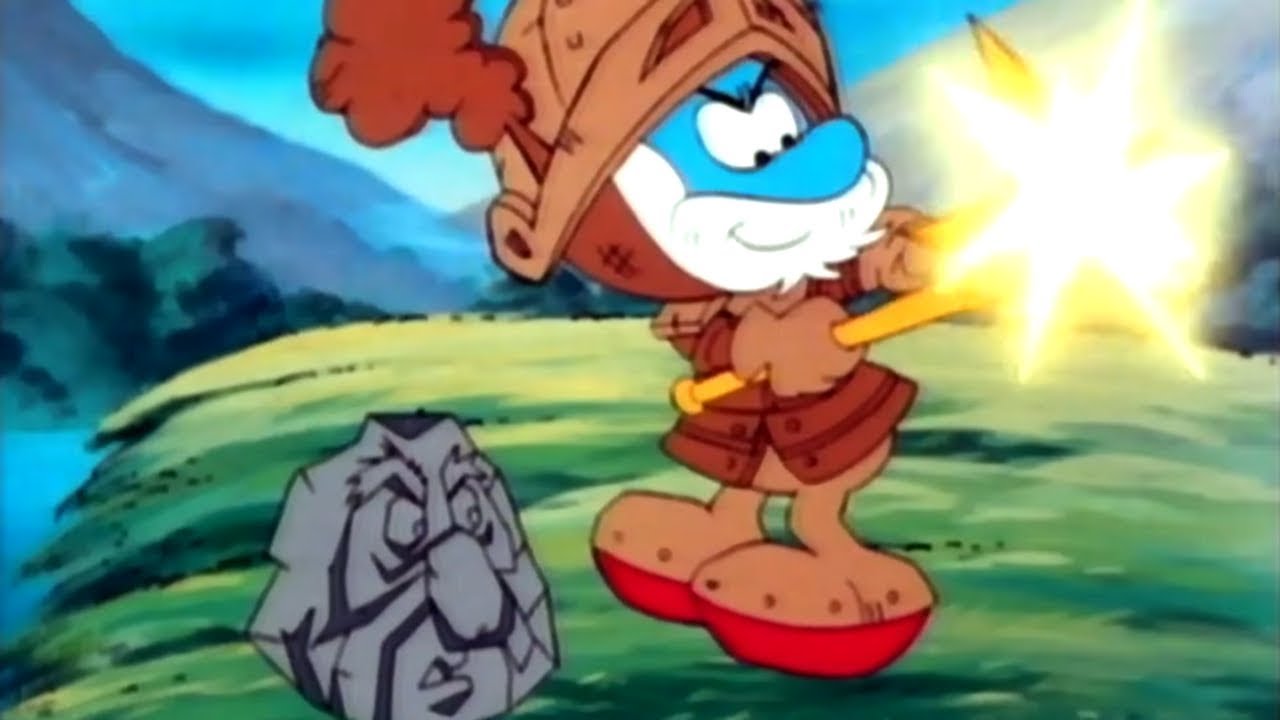 O Papai Smurf conseguiu a Excalibur! | Os Smurfs | WildBrain Português