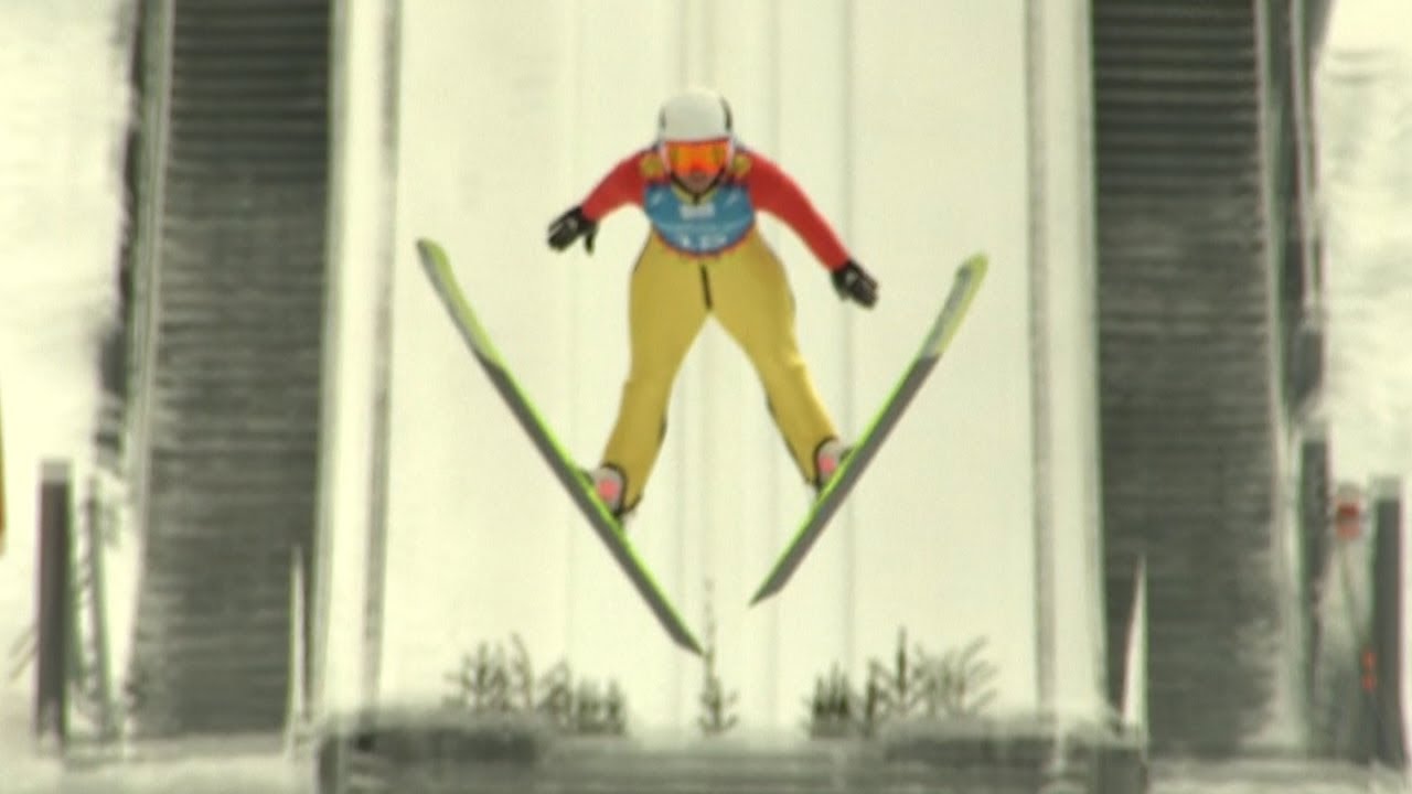 Sara Takanashi takes first place - Innsbruck 2012 Women's Ski Jump
