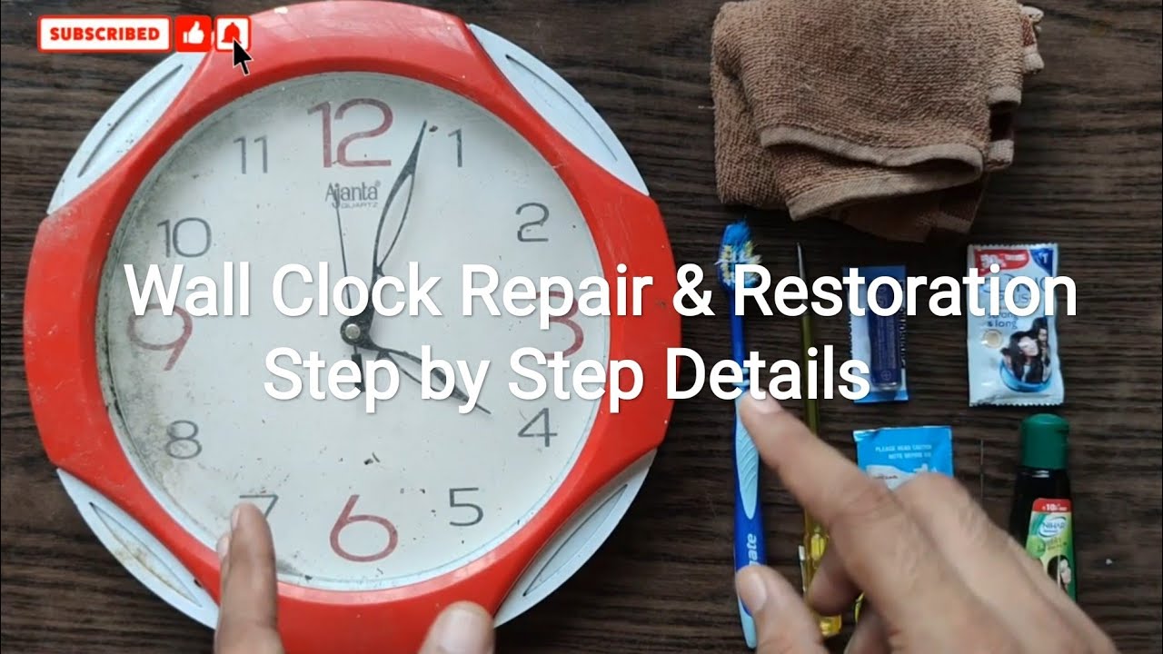 Wall Clock Repair | Step By Step Restoration
