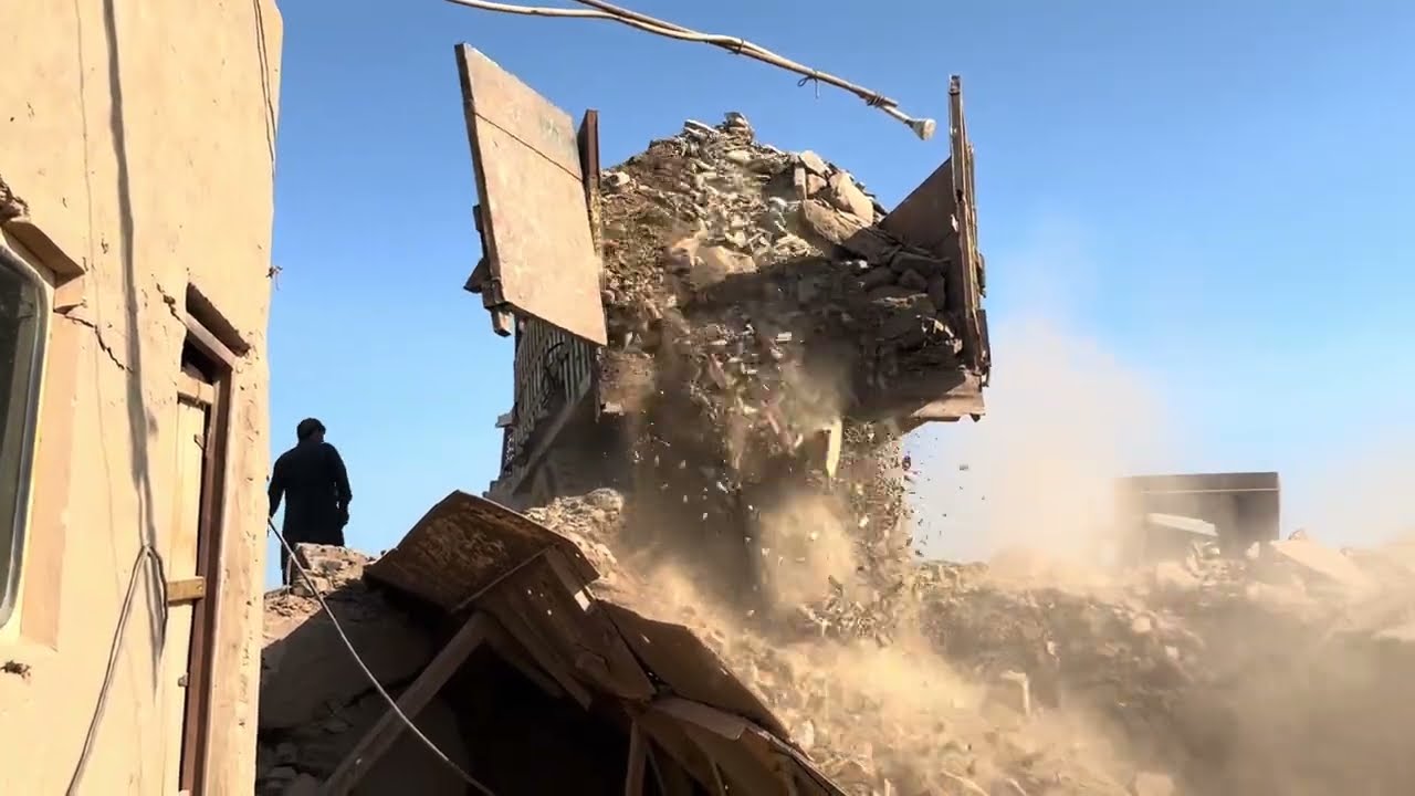 PLAYING With Giant Rocks.ASMR Rock Quarry CRUSHING Oprations primary jaw Crusher in action#asmr