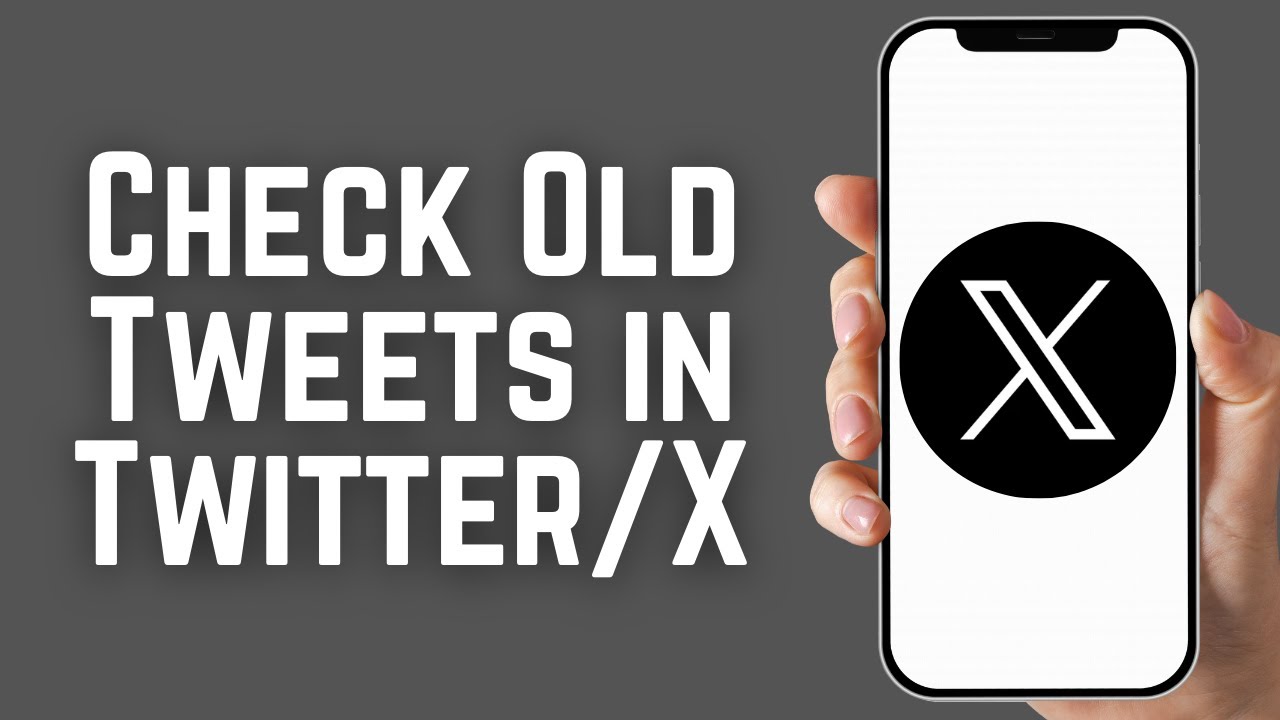 How to Check Old Tweets in Twitter/X