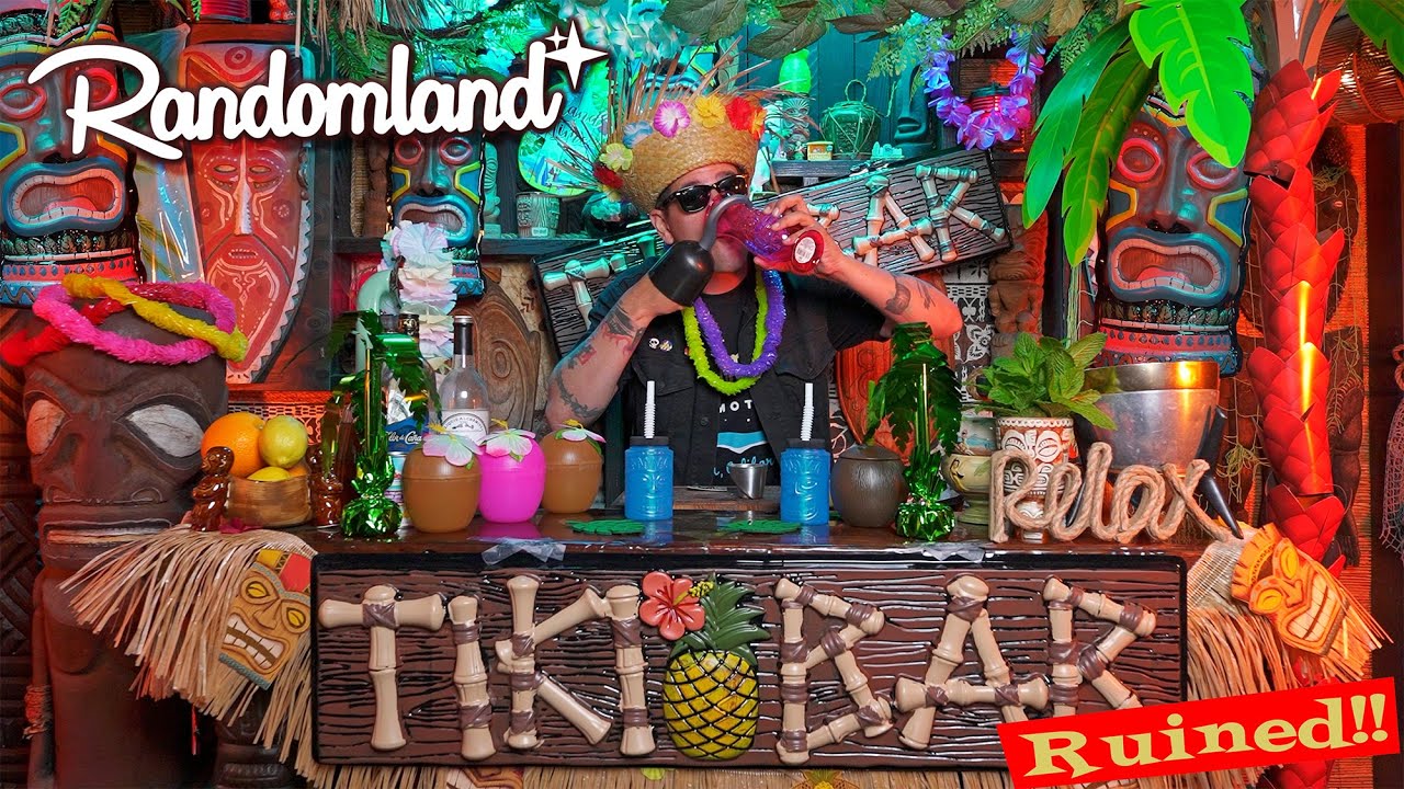 I RUINED the coolest Home Tiki bar in California!