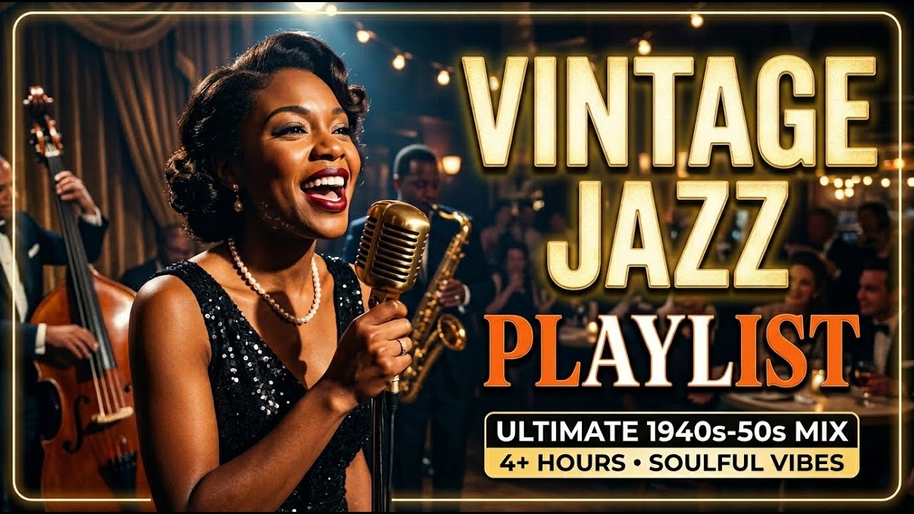 Vintage Jazz 1940년대 🌠 감성 여행을 떠나는 playlist cafe