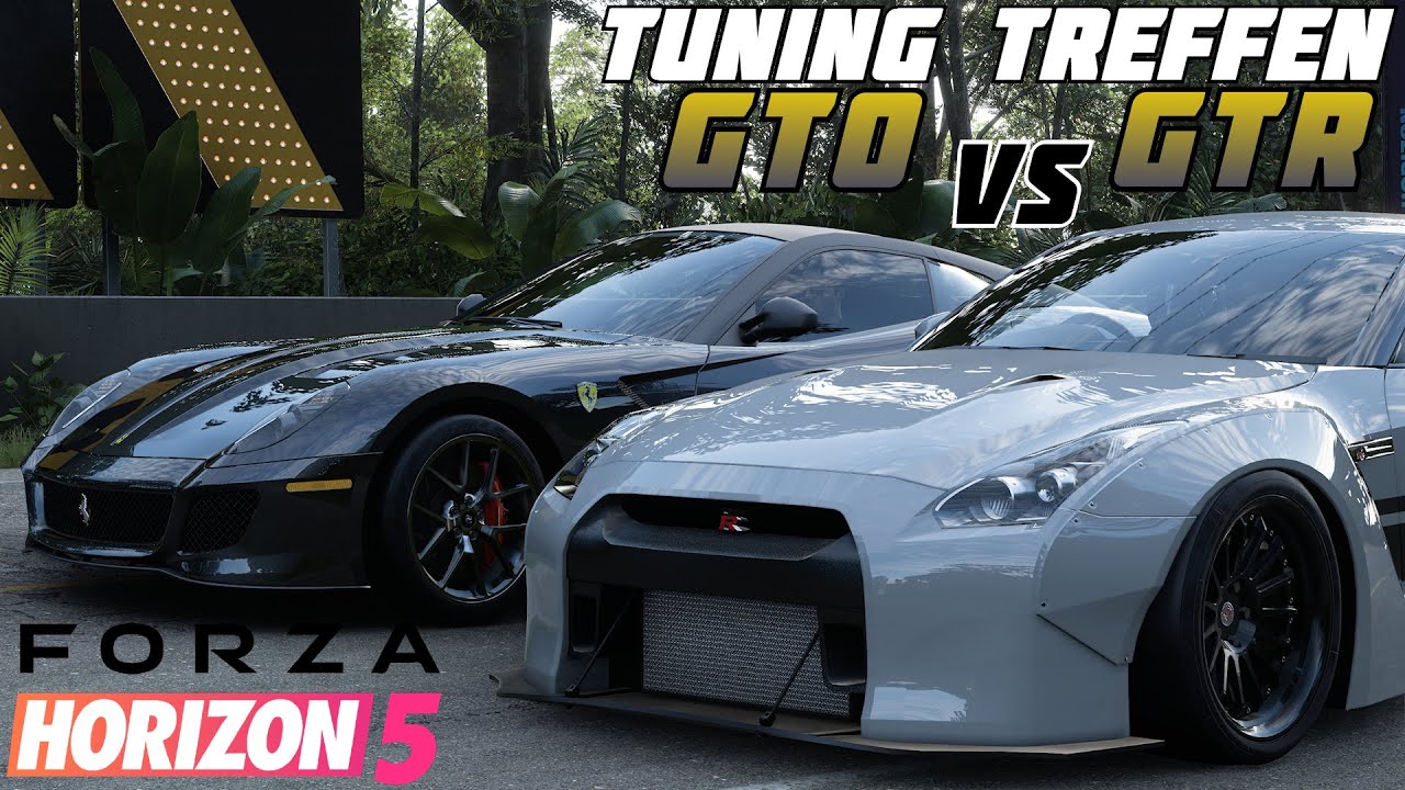 🔴𝗙𝗢𝗥𝗭𝗔 𝗛𝗢𝗥𝗜𝗭𝗢𝗡 𝟱 Tuning Treffen | CarMeet | Motto: GTR VS GTO! Jeder Kann Mitmachen! DJHippling