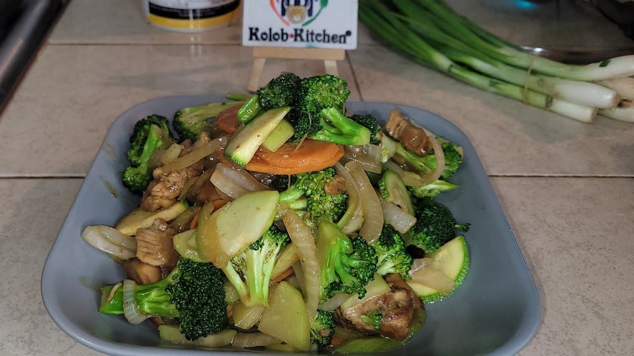 Pollo en salsa de frijol negro chino 🥢 Chicken chinese with black beans sauce - Rica comida china