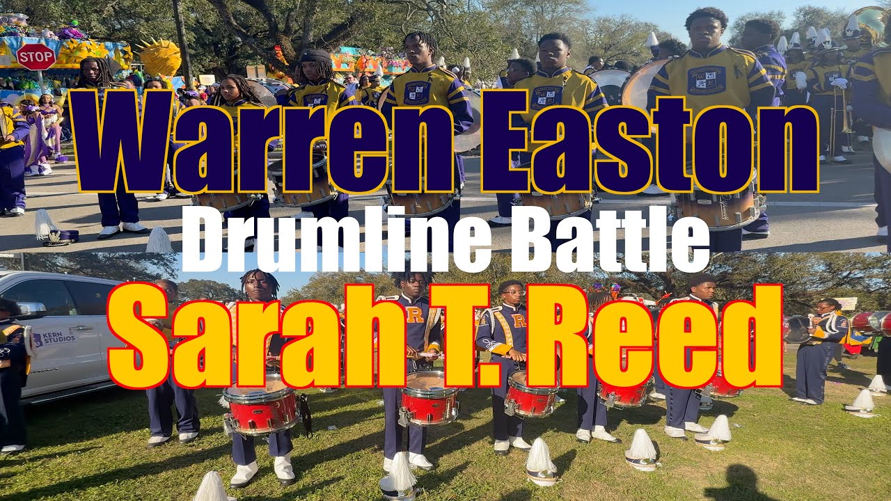 Sarah T.  Reed vs Warren Easton Drumline Endymion Parade 2025 🎭