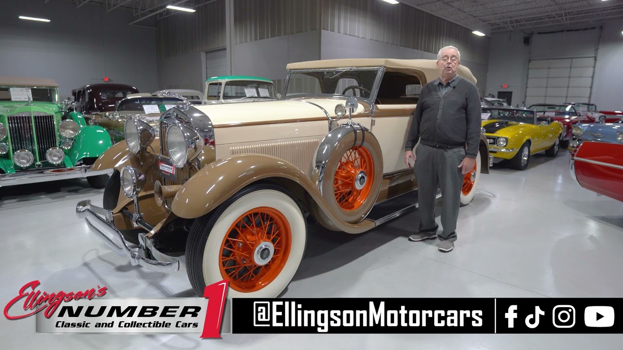 1930 Lincoln Model L Derham Convertible Phaeton - FOR SALE at Ellingson Motorcars in Rogers, MN