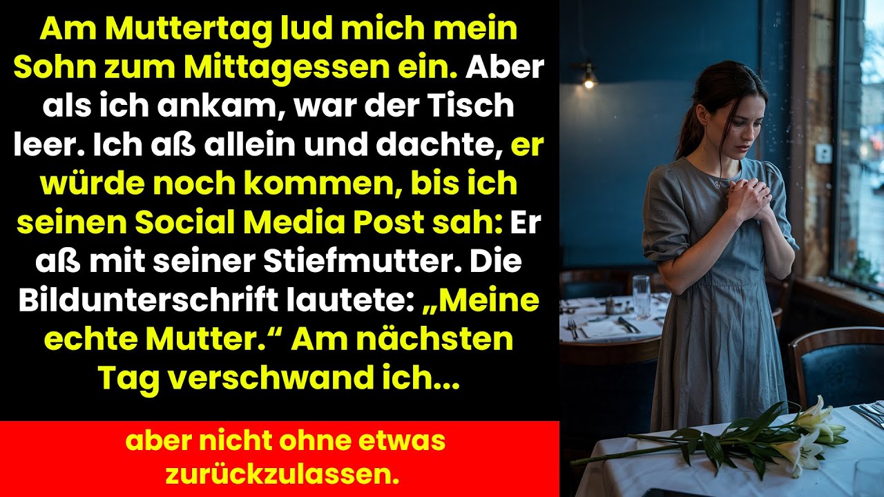 Meine Echte Mutter“ – Sein Post am Muttertag Zerstörte Mich … Also Verschwand Ich.