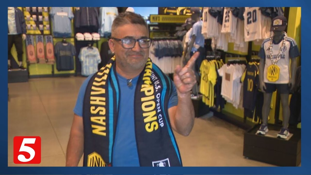 Nashville SC fans celebrate historic U.S. Open Cup championship victory