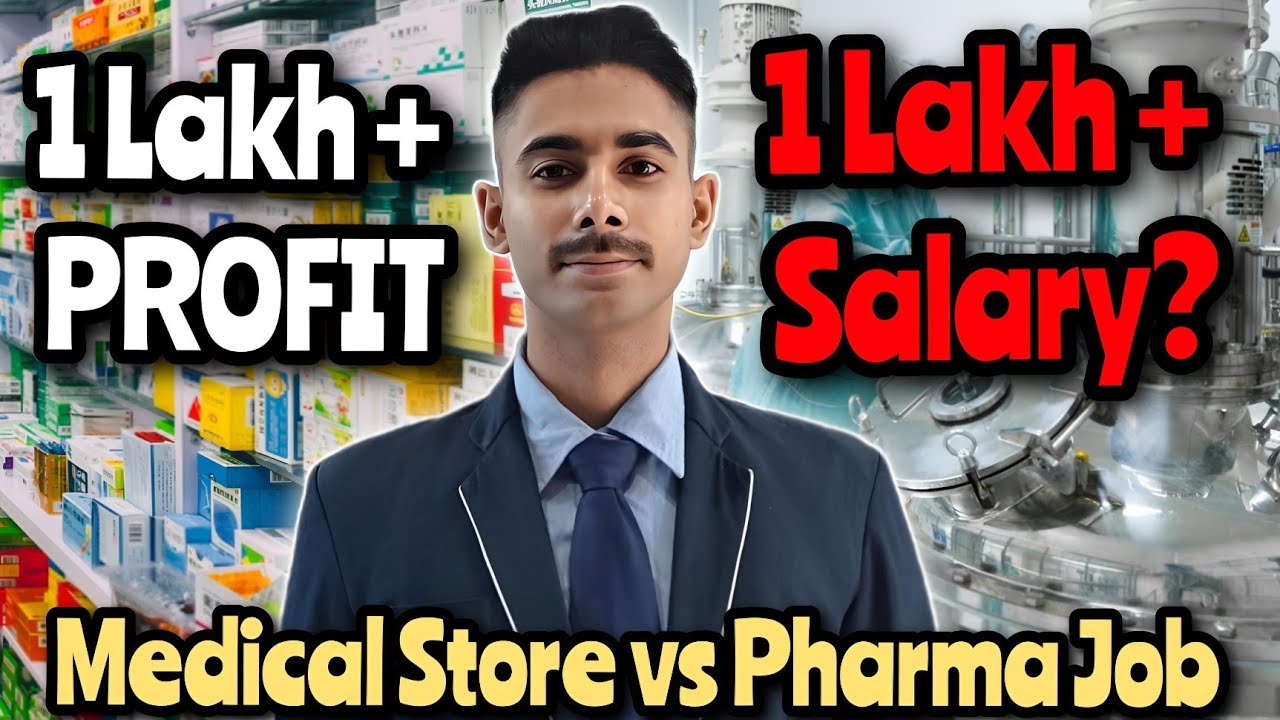 Pharma Jobs vs Medical Store Business in 2025 | Salary, Growth & Profits Explained