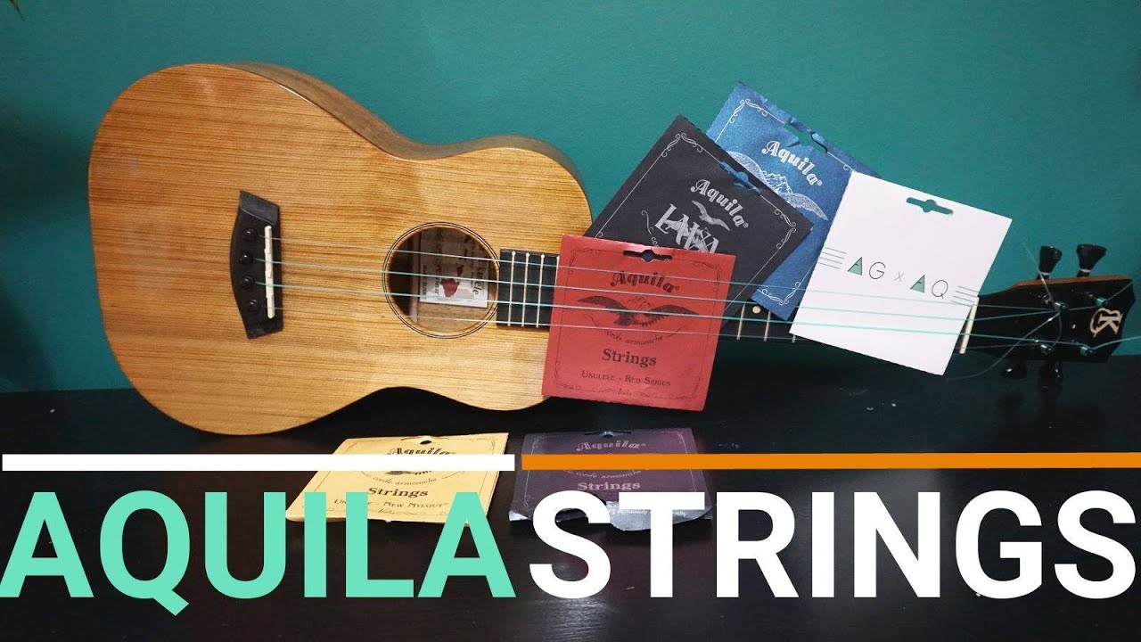 AQUILA UKULELE STRINGS - IN DEPTH (6 high G sets compared with samples)
