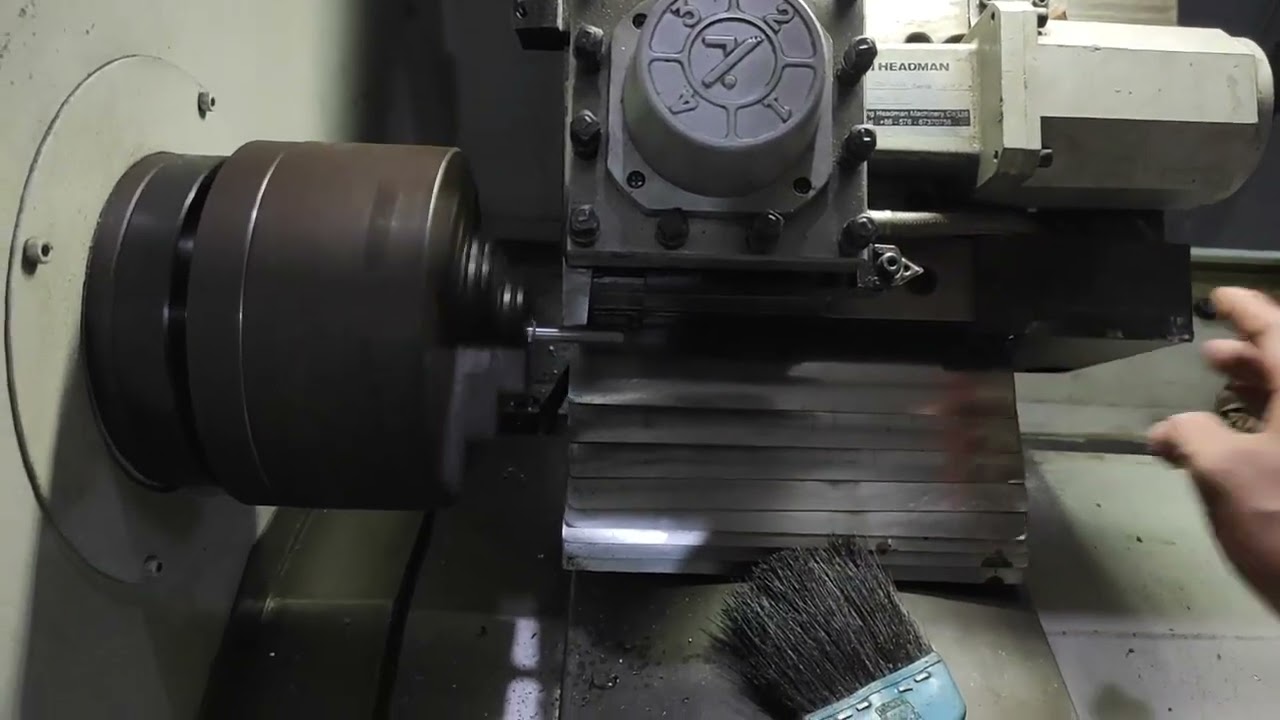 Bubut CNC GSK 928TEA | Bakalan ulir M8 x 1.25 L=40 | Mengapa kita bikin tirus?