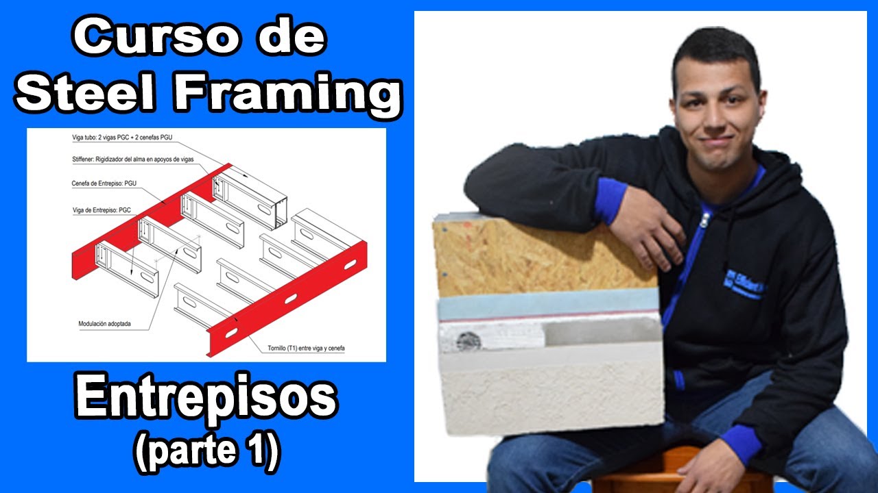 👉 Entrepisos en Steel Framing (parte 1) | 🚀 CURSO STEEL FRAMING GRATIS