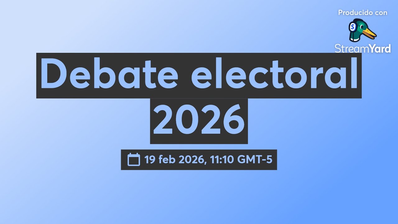 Debate electoral 2026