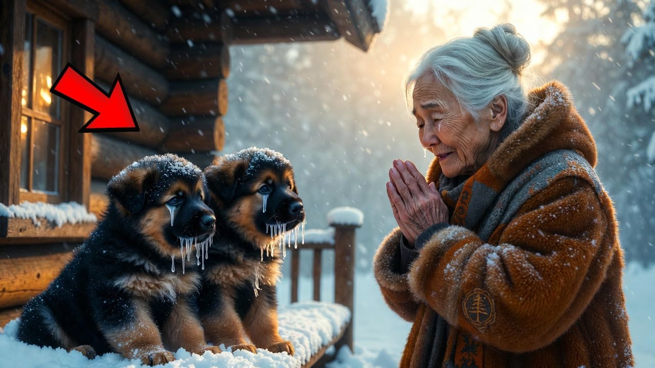 True Animal Stories 🐕❄️ Elle Sauve Deux Chiens Du Froid — À L’Aube, La Police Encercle Sa Maison